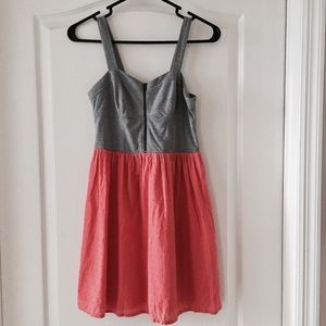 Grey and Orange Sundress